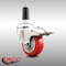 Service Caster 3 Inch 316SS Red Poly Swivel 1 Inch Expanding Stem Caster Lock Brake SCC SCC-SS316TTLEX20S314-PPUB-RED-1 - alternate 4
